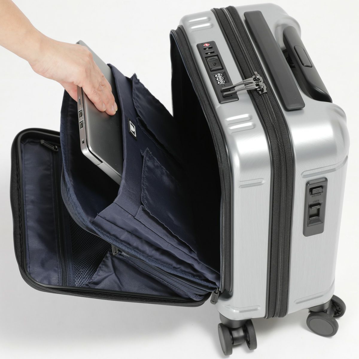 バーマス インターシティ 60524フロントオープンスーツケース